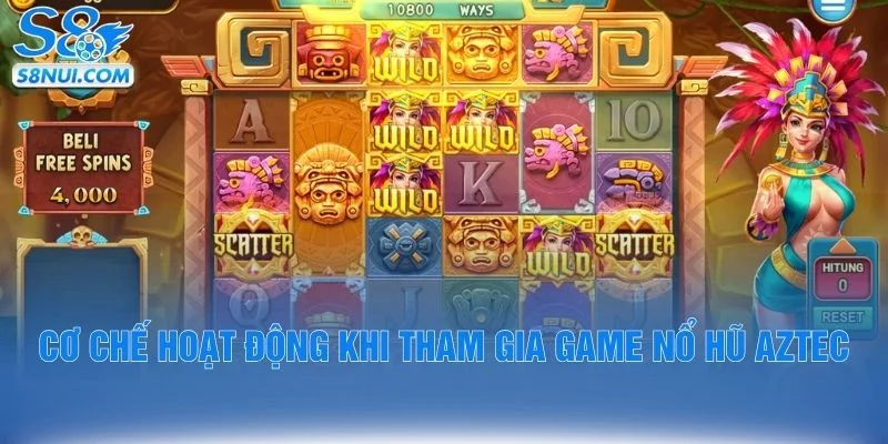 Cơ chế hoạt động khi tham gia game nổ hũ aztec